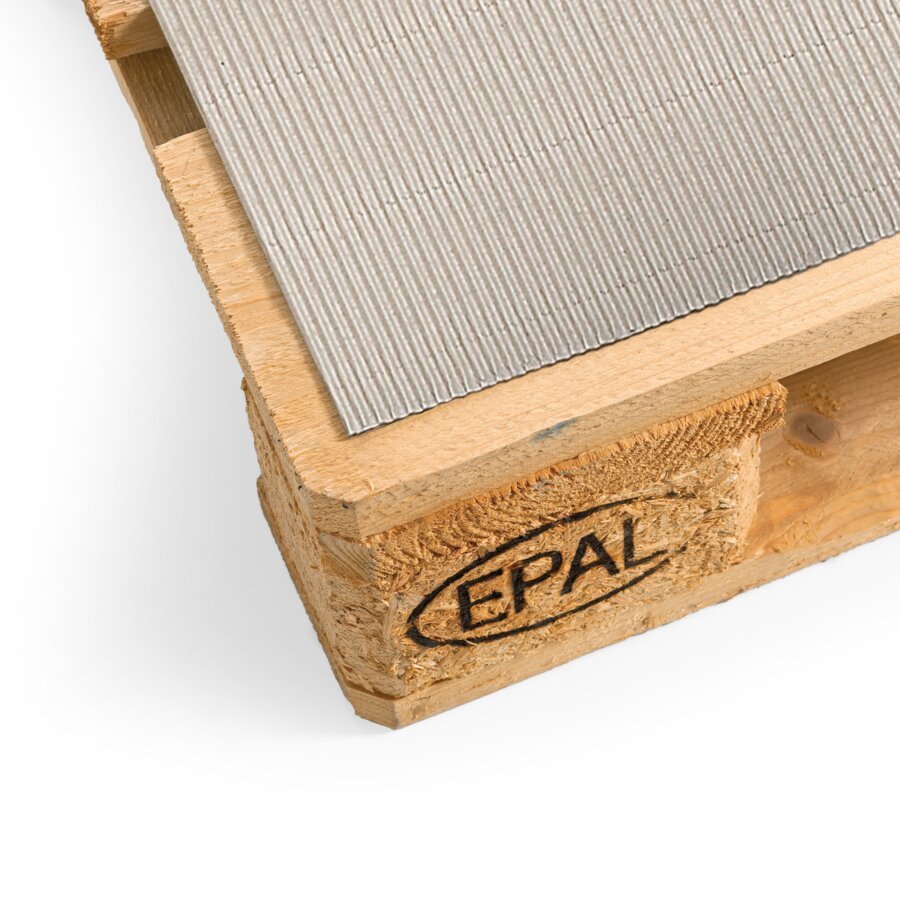 Zwischenlagen aus Rollenwellpappe eignen sich ideal als Palettenauflage Zwischenlagen aus Rollenwellpappe eignen sich ideal als Palettenauflage