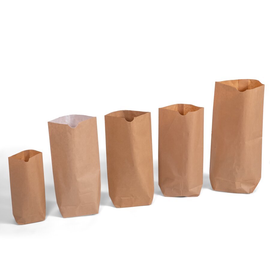 Vielseitig einsetzbare Kraftpapier-Beutel in vielen verschiedenen Größen Vielseitig einsetzbare Kraftpapier-Beutel in vielen verschiedenen Größen