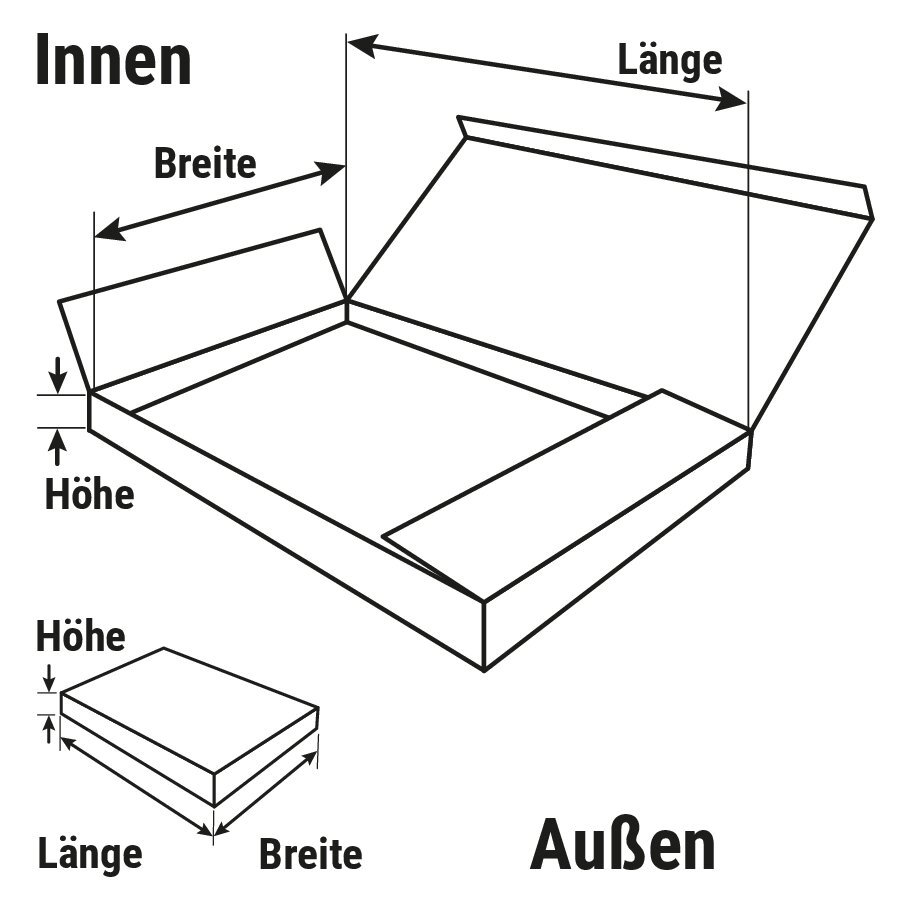 Ordnerverpackung aus Graspapier Ordnerverpackung aus Graspapier