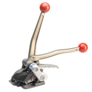 Das Spann- und Verschlussgerät zum einfachen Umreifen mit Stahlbändern