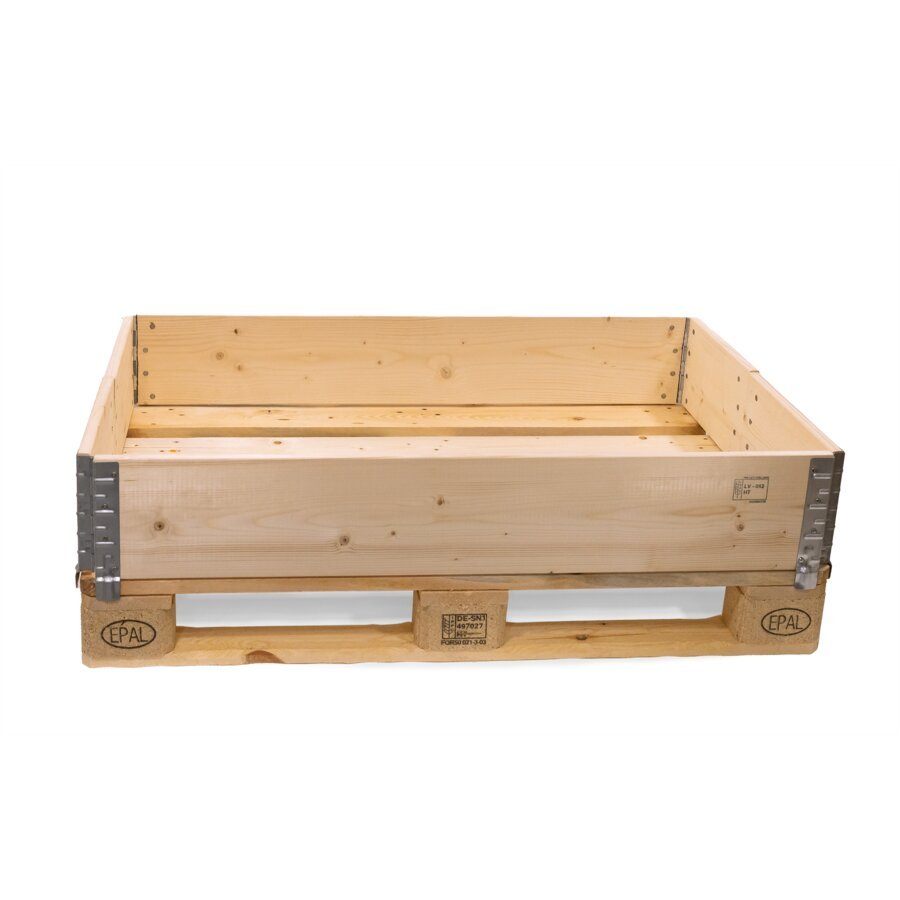 Zum Rundumschutz auf der Palette für Transport und Export geeignet Zum Rundumschutz auf der Palette für Transport und Export geeignet