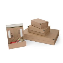 E-Commerce Versandkarton Secure Premium ist verfügbar in diversen Größen in unterschiedlichen Größen verfügbar