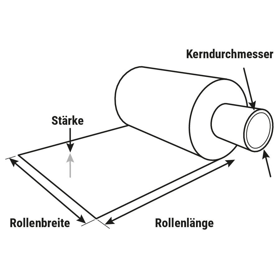 Recycling-Mini-Stretchfolie, transparent Recycling-Mini-Stretchfolie, transparent