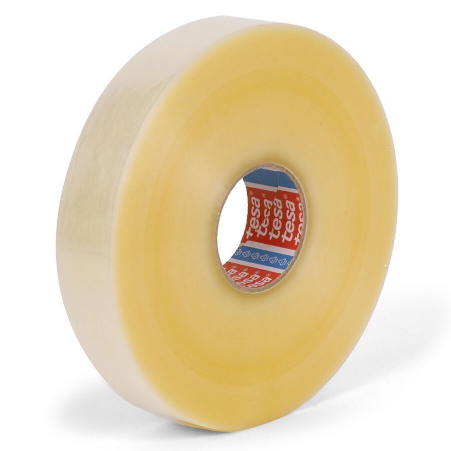 Transparentes Verpackungsklebeband für maschinelle Verarbeitung von tesa transparente Großrolle mit tesa-Kern