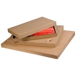 Stülpdeckelkarton für flache und große Packgüter Stülpdeckelkarton für flache und große Packgüter