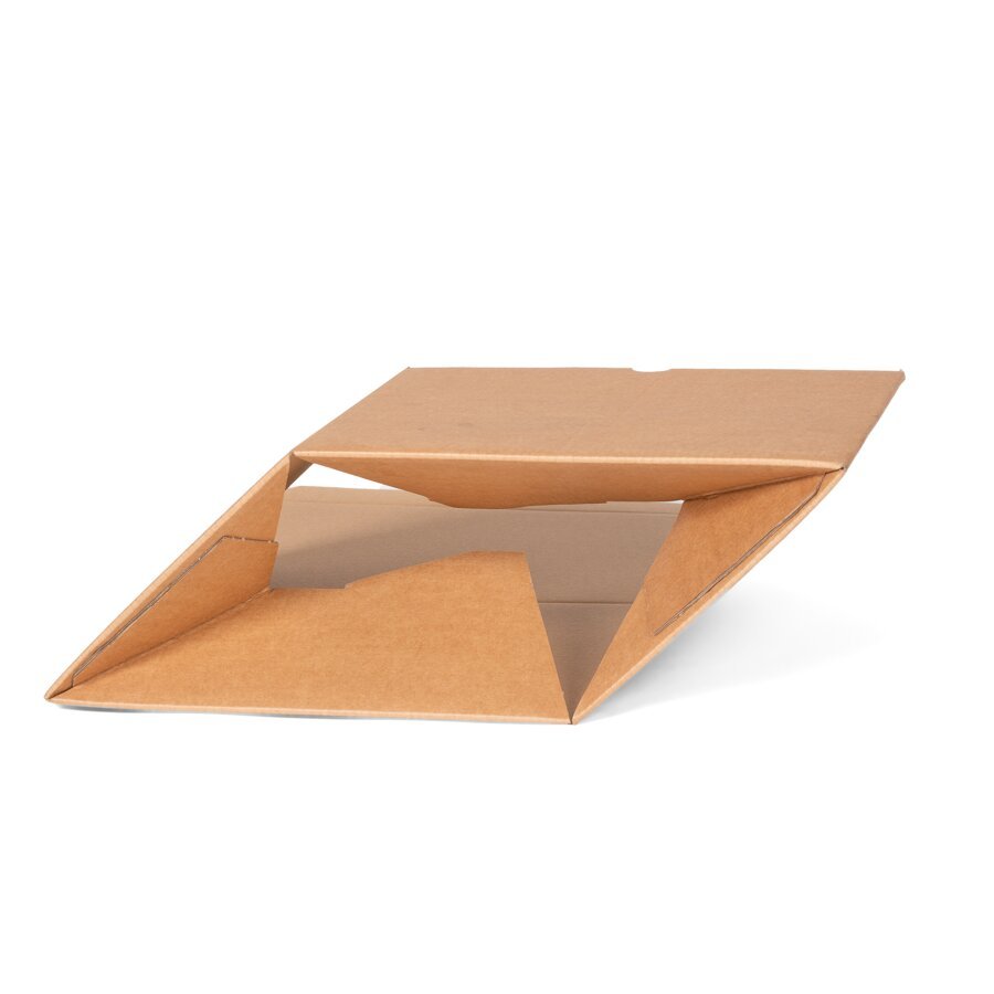 Die Klappschachtel lässt sich ganz leicht mit wenigen Handgriffen in Sekundenschnelle aufrichten Die Klappschachtel lässt sich ganz leicht mit wenigen Handgriffen in Sekundenschnelle aufrichten