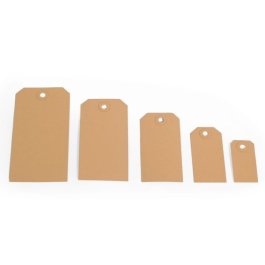 Hängeetiketten mit Öse Hängeetiketten mit Öse