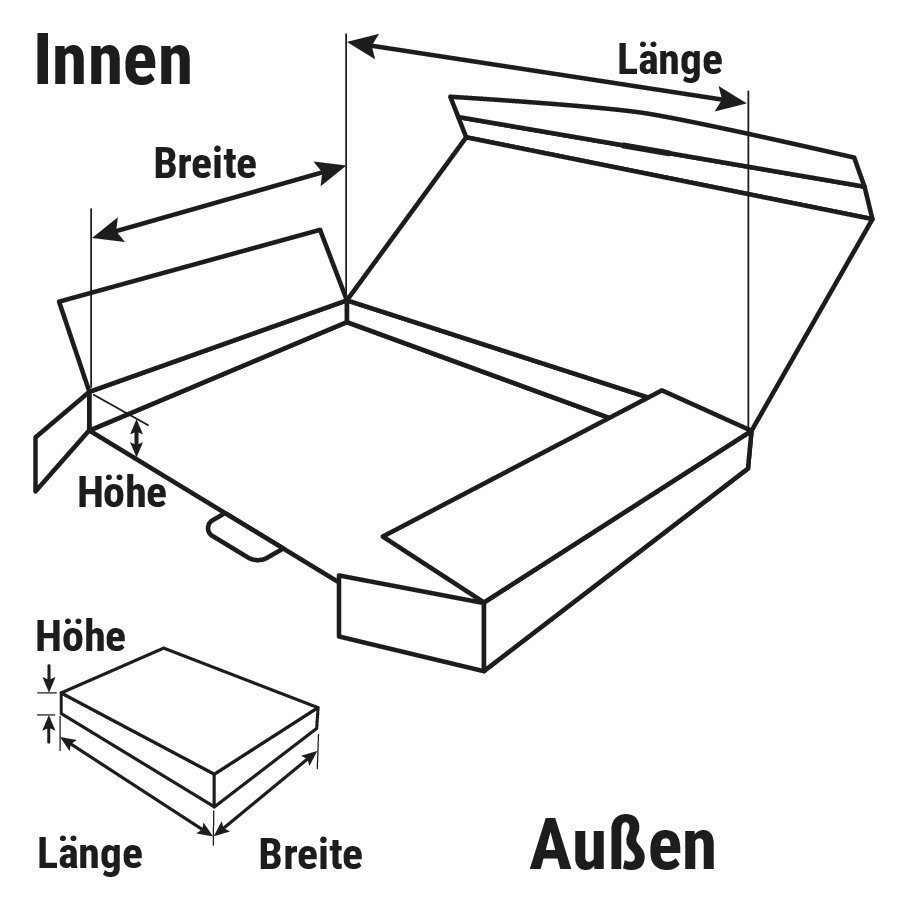 Ordnerkarton mit Steckverschluss Ordnerkarton mit Steckverschluss