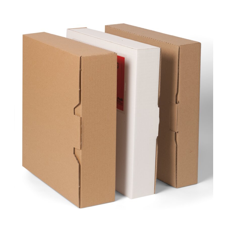 Karton für den Versand von Ordnern ohne Verklebung Karton für den Versand von Ordnern ohne Verklebung