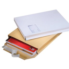 Kartonversandtaschen mit Seitenfalte Kartonversandtaschen mit Seitenfalte