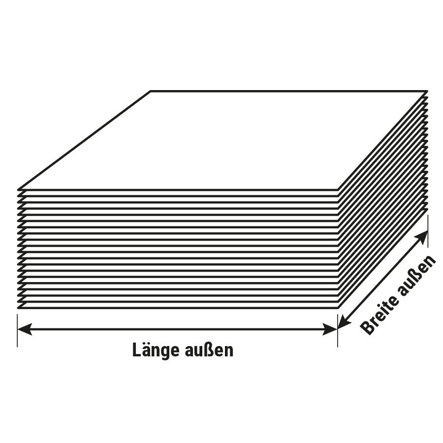 Juwelierseide im Bogenformat Juwelierseide im Bogenformat