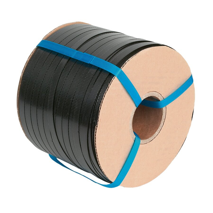 PP-Umreifungsband auf der handlichen Kleinrolle für den mobilen Einsatz PP-Umreifungsband auf der handlichen Kleinrolle für den mobilen Einsatz