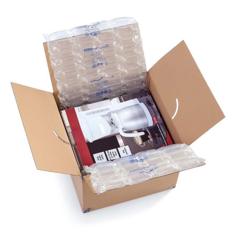 Die Cushion Folie wird vorwiegend für das Polstern von größeren Produkten verwendet Die Cushion Folie wird vorwiegend für das Polstern von größeren Produkten verwendet