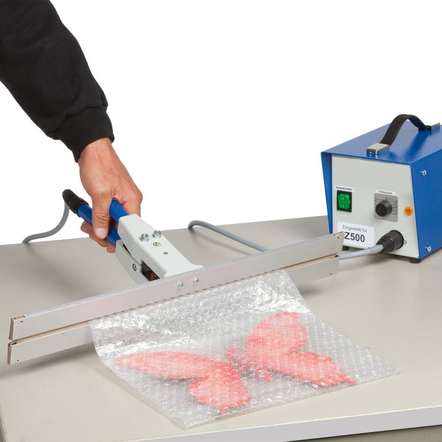 Nach dem Schließen der Zange beginnt der Schweißimpuls automatisch Nach dem Schließen der Zange beginnt der Schweißimpuls automatisch