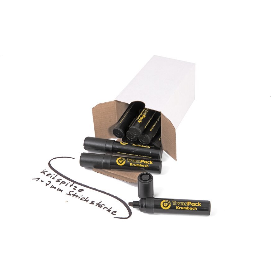 Dank Keilspitze sind individuelle Strichbreiten möglich Dank Keilspitze sind individuelle Strichbreiten möglich